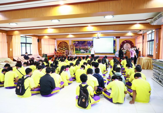 ภาพกิจกรรม  คณะวิทยาศาสตร์และเทคโนโลยี จัดกิจกรรมค่ายวิทยาศาสตร์สัญจร ปีการศึกษา 2565  โรงเรียนทุ่งโพธิ์ทะเลพิทยา