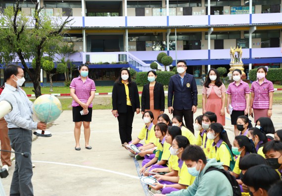 ภาพกิจกรรม  คณะวิทยาศาสตร์และเทคโนโลยี จัดกิจกรรมค่ายวิทยาศาสตร์สัญจร ปีการศึกษา 2565  โรงเรียนทุ่งโพธิ์ทะเลพิทยา