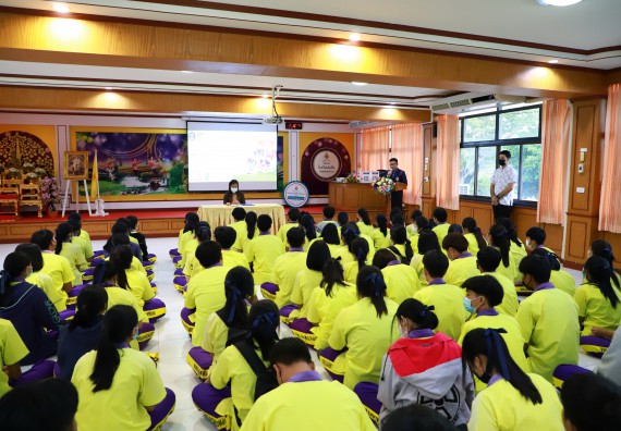 ภาพกิจกรรม  คณะวิทยาศาสตร์และเทคโนโลยี จัดกิจกรรมค่ายวิทยาศาสตร์สัญจร ปีการศึกษา 2565  โรงเรียนทุ่งโพธิ์ทะเลพิทยา
