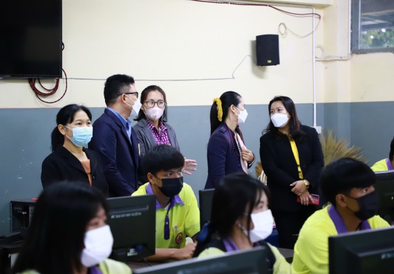 ภาพกิจกรรม  คณะวิทยาศาสตร์และเทคโนโลยี จัดกิจกรรมค่ายวิทยาศาสตร์สัญจร ปีการศึกษา 2565  โรงเรียนทุ่งโพธิ์ทะเลพิทยา