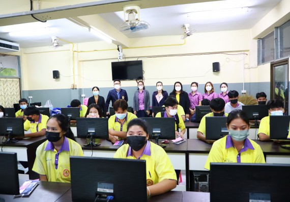 ภาพกิจกรรม  คณะวิทยาศาสตร์และเทคโนโลยี จัดกิจกรรมค่ายวิทยาศาสตร์สัญจร ปีการศึกษา 2565  โรงเรียนทุ่งโพธิ์ทะเลพิทยา