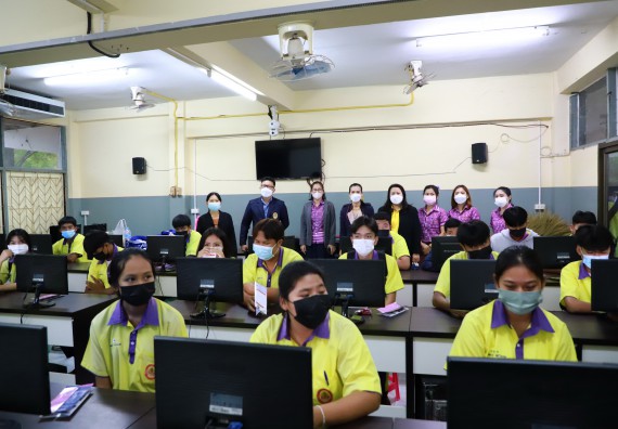 ภาพกิจกรรม  คณะวิทยาศาสตร์และเทคโนโลยี จัดกิจกรรมค่ายวิทยาศาสตร์สัญจร ปีการศึกษา 2565  โรงเรียนทุ่งโพธิ์ทะเลพิทยา