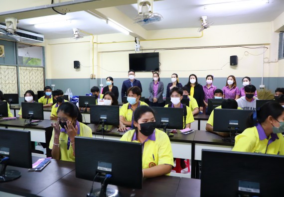 ภาพกิจกรรม  คณะวิทยาศาสตร์และเทคโนโลยี จัดกิจกรรมค่ายวิทยาศาสตร์สัญจร ปีการศึกษา 2565  โรงเรียนทุ่งโพธิ์ทะเลพิทยา