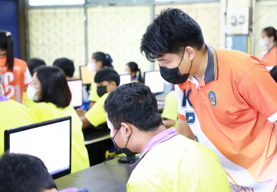 ภาพกิจกรรม  คณะวิทยาศาสตร์และเทคโนโลยี จัดกิจกรรมค่ายวิทยาศาสตร์สัญจร ปีการศึกษา 2565  โรงเรียนทุ่งโพธิ์ทะเลพิทยา