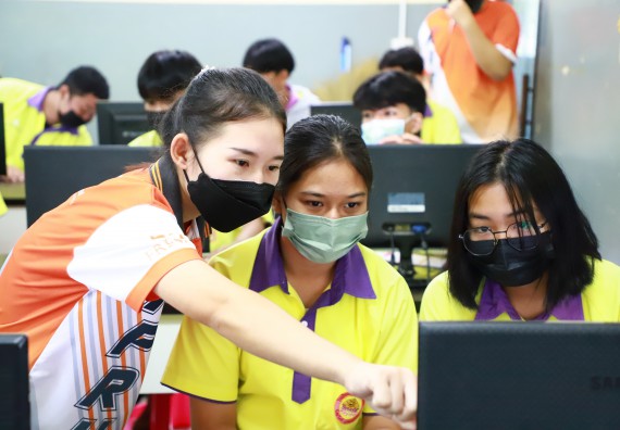 ภาพกิจกรรม  คณะวิทยาศาสตร์และเทคโนโลยี จัดกิจกรรมค่ายวิทยาศาสตร์สัญจร ปีการศึกษา 2565  โรงเรียนทุ่งโพธิ์ทะเลพิทยา