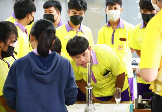 ภาพกิจกรรม  คณะวิทยาศาสตร์และเทคโนโลยี จัดกิจกรรมค่ายวิทยาศาสตร์สัญจร ปีการศึกษา 2565  โรงเรียนทุ่งโพธิ์ทะเลพิทยา