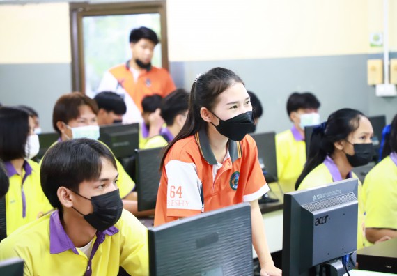 ภาพกิจกรรม  คณะวิทยาศาสตร์และเทคโนโลยี จัดกิจกรรมค่ายวิทยาศาสตร์สัญจร ปีการศึกษา 2565  โรงเรียนทุ่งโพธิ์ทะเลพิทยา