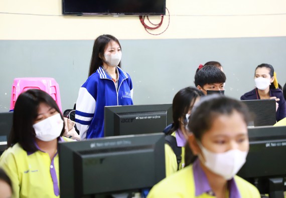 ภาพกิจกรรม  คณะวิทยาศาสตร์และเทคโนโลยี จัดกิจกรรมค่ายวิทยาศาสตร์สัญจร ปีการศึกษา 2565  โรงเรียนทุ่งโพธิ์ทะเลพิทยา