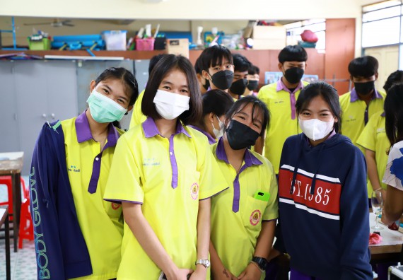 ภาพกิจกรรม  คณะวิทยาศาสตร์และเทคโนโลยี จัดกิจกรรมค่ายวิทยาศาสตร์สัญจร ปีการศึกษา 2565  โรงเรียนทุ่งโพธิ์ทะเลพิทยา