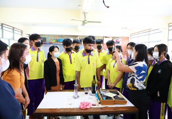 ภาพกิจกรรม  คณะวิทยาศาสตร์และเทคโนโลยี จัดกิจกรรมค่ายวิทยาศาสตร์สัญจร ปีการศึกษา 2565  โรงเรียนทุ่งโพธิ์ทะเลพิทยา