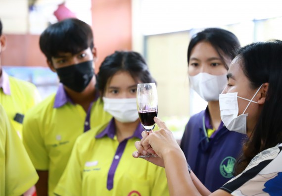 ภาพกิจกรรม  คณะวิทยาศาสตร์และเทคโนโลยี จัดกิจกรรมค่ายวิทยาศาสตร์สัญจร ปีการศึกษา 2565  โรงเรียนทุ่งโพธิ์ทะเลพิทยา