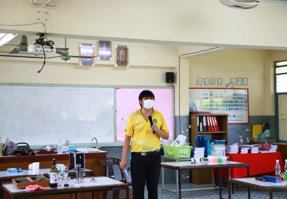 ภาพกิจกรรม  คณะวิทยาศาสตร์และเทคโนโลยี จัดกิจกรรมค่ายวิทยาศาสตร์สัญจร ปีการศึกษา 2565  โรงเรียนทุ่งโพธิ์ทะเลพิทยา