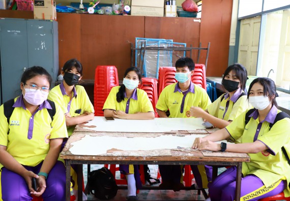 ภาพกิจกรรม  คณะวิทยาศาสตร์และเทคโนโลยี จัดกิจกรรมค่ายวิทยาศาสตร์สัญจร ปีการศึกษา 2565  โรงเรียนทุ่งโพธิ์ทะเลพิทยา