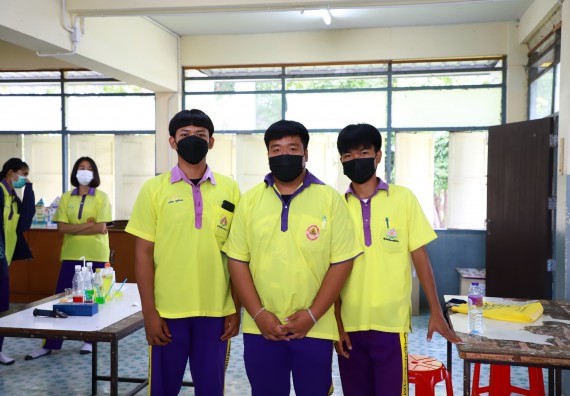 ภาพกิจกรรม  คณะวิทยาศาสตร์และเทคโนโลยี จัดกิจกรรมค่ายวิทยาศาสตร์สัญจร ปีการศึกษา 2565  โรงเรียนทุ่งโพธิ์ทะเลพิทยา