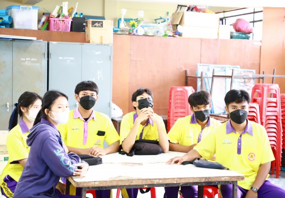 ภาพกิจกรรม  คณะวิทยาศาสตร์และเทคโนโลยี จัดกิจกรรมค่ายวิทยาศาสตร์สัญจร ปีการศึกษา 2565  โรงเรียนทุ่งโพธิ์ทะเลพิทยา