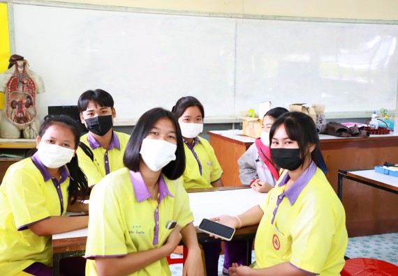 ภาพกิจกรรม  คณะวิทยาศาสตร์และเทคโนโลยี จัดกิจกรรมค่ายวิทยาศาสตร์สัญจร ปีการศึกษา 2565  โรงเรียนทุ่งโพธิ์ทะเลพิทยา