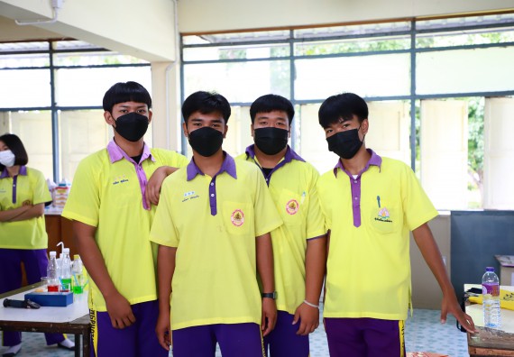 ภาพกิจกรรม  คณะวิทยาศาสตร์และเทคโนโลยี จัดกิจกรรมค่ายวิทยาศาสตร์สัญจร ปีการศึกษา 2565  โรงเรียนทุ่งโพธิ์ทะเลพิทยา