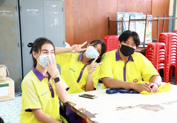 ภาพกิจกรรม  คณะวิทยาศาสตร์และเทคโนโลยี จัดกิจกรรมค่ายวิทยาศาสตร์สัญจร ปีการศึกษา 2565  โรงเรียนทุ่งโพธิ์ทะเลพิทยา