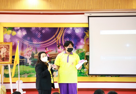 ภาพกิจกรรม  คณะวิทยาศาสตร์และเทคโนโลยี จัดกิจกรรมค่ายวิทยาศาสตร์สัญจร ปีการศึกษา 2565  โรงเรียนทุ่งโพธิ์ทะเลพิทยา