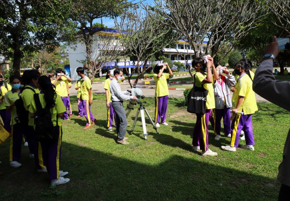 ภาพกิจกรรม  คณะวิทยาศาสตร์และเทคโนโลยี จัดกิจกรรมค่ายวิทยาศาสตร์สัญจร ปีการศึกษา 2565  โรงเรียนทุ่งโพธิ์ทะเลพิทยา