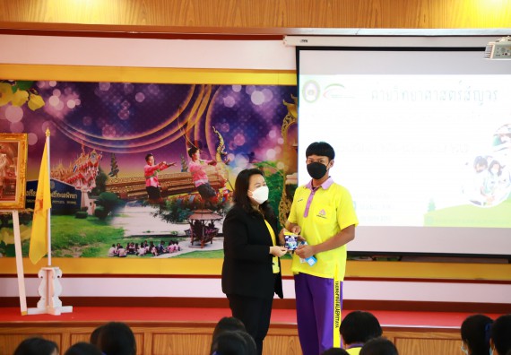 ภาพกิจกรรม  คณะวิทยาศาสตร์และเทคโนโลยี จัดกิจกรรมค่ายวิทยาศาสตร์สัญจร ปีการศึกษา 2565  โรงเรียนทุ่งโพธิ์ทะเลพิทยา