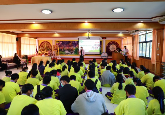 ภาพกิจกรรม  คณะวิทยาศาสตร์และเทคโนโลยี จัดกิจกรรมค่ายวิทยาศาสตร์สัญจร ปีการศึกษา 2565  โรงเรียนทุ่งโพธิ์ทะเลพิทยา