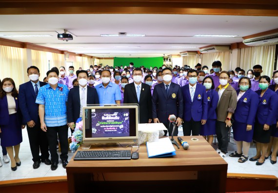 ภาพกิจกรรม  คณะวิทยาศาสตร์และเทคโนโลยี จัดกิจกรรมค่ายวิทยาศาสตร์สัญจร ปีการศึกษา 2565 โรงเรียนขาณุวิทยา