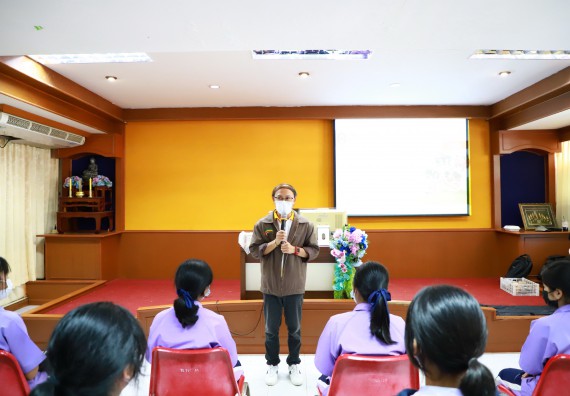 ภาพกิจกรรม  คณะวิทยาศาสตร์และเทคโนโลยี จัดกิจกรรมค่ายวิทยาศาสตร์สัญจร ปีการศึกษา 2565 โรงเรียนขาณุวิทยา