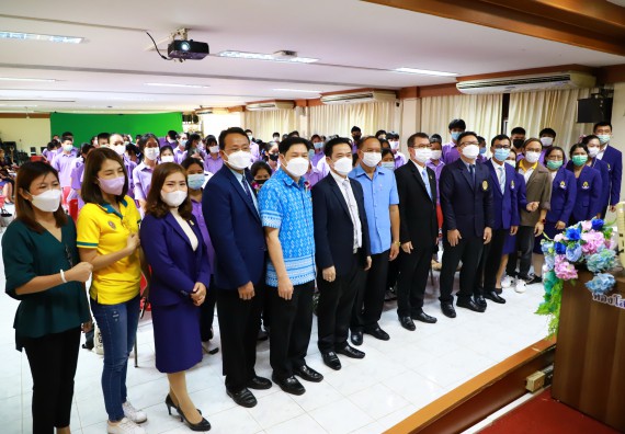 ภาพกิจกรรม  คณะวิทยาศาสตร์และเทคโนโลยี จัดกิจกรรมค่ายวิทยาศาสตร์สัญจร ปีการศึกษา 2565 โรงเรียนขาณุวิทยา