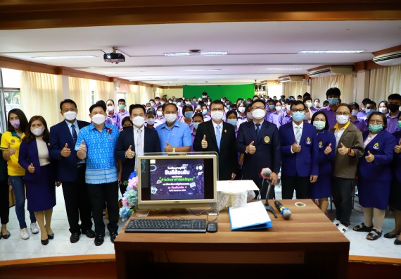 ภาพกิจกรรม  คณะวิทยาศาสตร์และเทคโนโลยี จัดกิจกรรมค่ายวิทยาศาสตร์สัญจร ปีการศึกษา 2565 โรงเรียนขาณุวิทยา