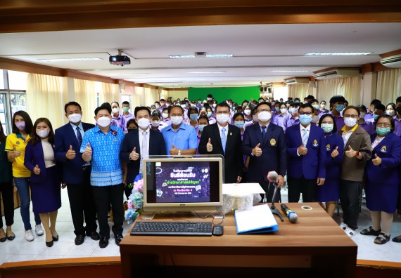 ภาพกิจกรรม  คณะวิทยาศาสตร์และเทคโนโลยี จัดกิจกรรมค่ายวิทยาศาสตร์สัญจร ปีการศึกษา 2565 โรงเรียนขาณุวิทยา