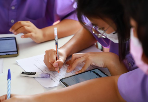 ภาพกิจกรรม  คณะวิทยาศาสตร์และเทคโนโลยี จัดกิจกรรมค่ายวิทยาศาสตร์สัญจร ปีการศึกษา 2565 โรงเรียนขาณุวิทยา