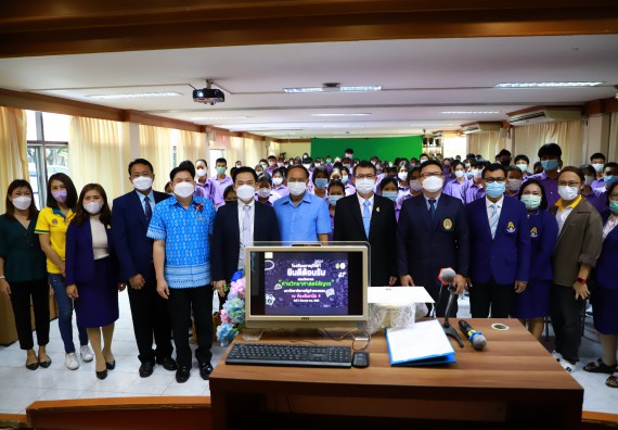 ภาพกิจกรรม  คณะวิทยาศาสตร์และเทคโนโลยี จัดกิจกรรมค่ายวิทยาศาสตร์สัญจร ปีการศึกษา 2565 โรงเรียนขาณุวิทยา