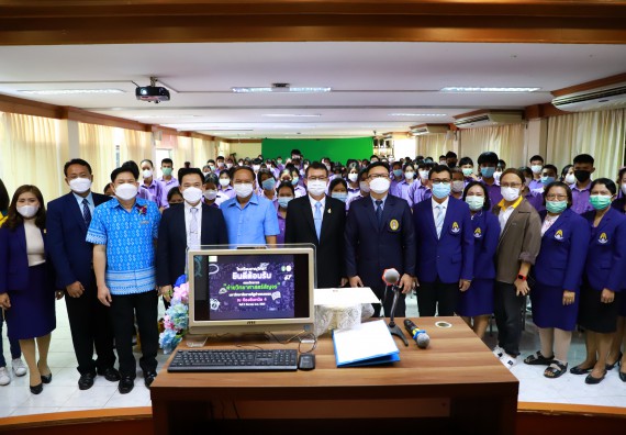 ภาพกิจกรรม  คณะวิทยาศาสตร์และเทคโนโลยี จัดกิจกรรมค่ายวิทยาศาสตร์สัญจร ปีการศึกษา 2565 โรงเรียนขาณุวิทยา