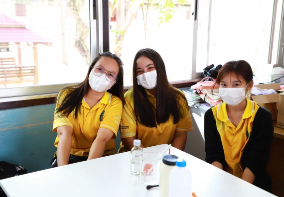 ภาพกิจกรรม  คณะวิทยาศาสตร์และเทคโนโลยี จัดกิจกรรมค่ายวิทยาศาสตร์สัญจร ปีการศึกษา 2565 โรงเรียนขาณุวิทยา