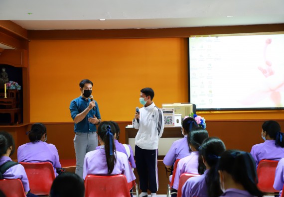 ภาพกิจกรรม  คณะวิทยาศาสตร์และเทคโนโลยี จัดกิจกรรมค่ายวิทยาศาสตร์สัญจร ปีการศึกษา 2565 โรงเรียนขาณุวิทยา