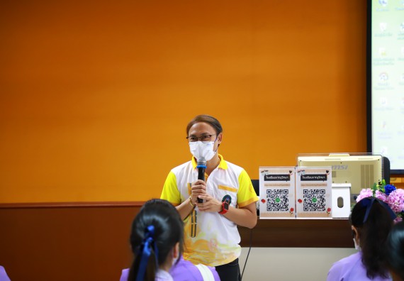 ภาพกิจกรรม  คณะวิทยาศาสตร์และเทคโนโลยี จัดกิจกรรมค่ายวิทยาศาสตร์สัญจร ปีการศึกษา 2565 โรงเรียนขาณุวิทยา