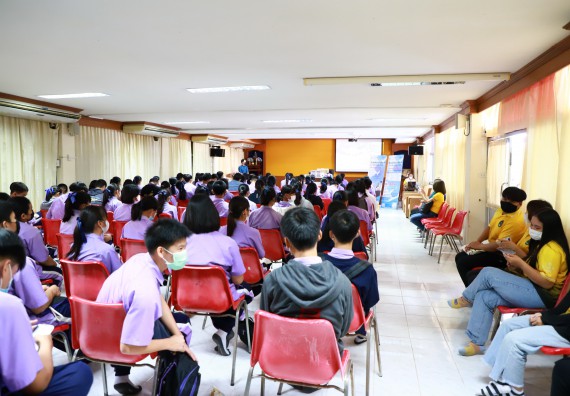 ภาพกิจกรรม  คณะวิทยาศาสตร์และเทคโนโลยี จัดกิจกรรมค่ายวิทยาศาสตร์สัญจร ปีการศึกษา 2565 โรงเรียนขาณุวิทยา