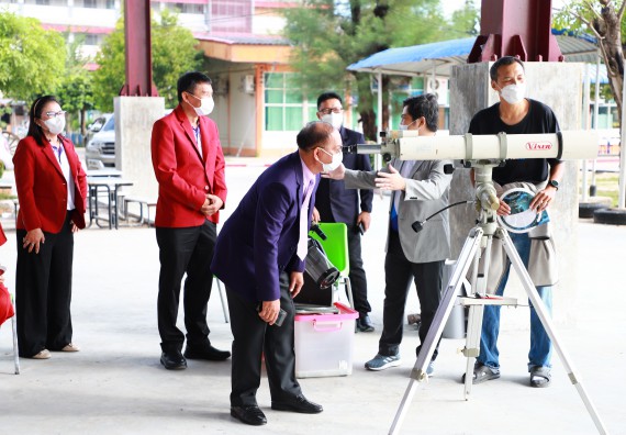 ภาพกิจกรรม   คณะวิทยาศาสตร์และเทคโนโลยี จัดกิจกรรมค่ายวิทยาศาสตร์สัญจร ปีการศึกษา 2565 ให้กับนักเรียนระดับชั้นมัธยมศึกษาตอนปลาย โรงเรียนพรานกระต่ายพิทยาคม