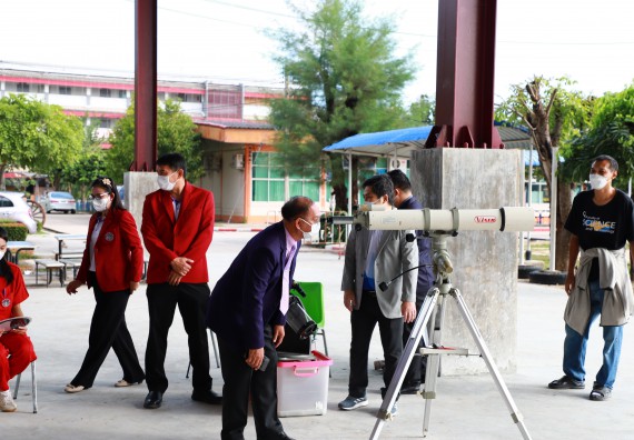 ภาพกิจกรรม   คณะวิทยาศาสตร์และเทคโนโลยี จัดกิจกรรมค่ายวิทยาศาสตร์สัญจร ปีการศึกษา 2565 ให้กับนักเรียนระดับชั้นมัธยมศึกษาตอนปลาย โรงเรียนพรานกระต่ายพิทยาคม