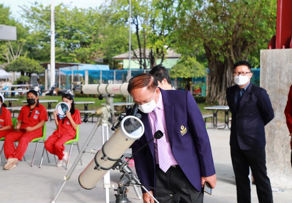 ภาพกิจกรรม   คณะวิทยาศาสตร์และเทคโนโลยี จัดกิจกรรมค่ายวิทยาศาสตร์สัญจร ปีการศึกษา 2565 ให้กับนักเรียนระดับชั้นมัธยมศึกษาตอนปลาย โรงเรียนพรานกระต่ายพิทยาคม