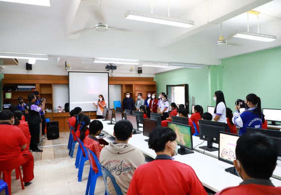 ภาพกิจกรรม   คณะวิทยาศาสตร์และเทคโนโลยี จัดกิจกรรมค่ายวิทยาศาสตร์สัญจร ปีการศึกษา 2565 ให้กับนักเรียนระดับชั้นมัธยมศึกษาตอนปลาย โรงเรียนพรานกระต่ายพิทยาคม