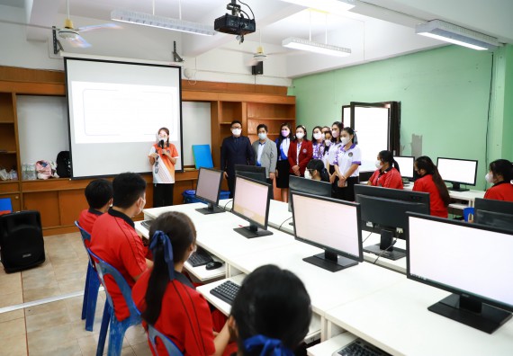 ภาพกิจกรรม   คณะวิทยาศาสตร์และเทคโนโลยี จัดกิจกรรมค่ายวิทยาศาสตร์สัญจร ปีการศึกษา 2565 ให้กับนักเรียนระดับชั้นมัธยมศึกษาตอนปลาย โรงเรียนพรานกระต่ายพิทยาคม