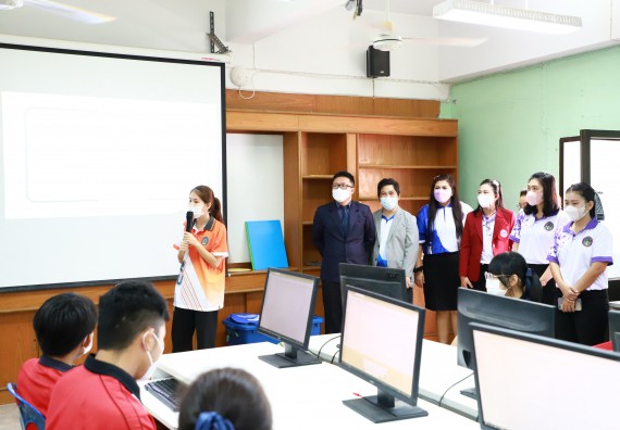 ภาพกิจกรรม   คณะวิทยาศาสตร์และเทคโนโลยี จัดกิจกรรมค่ายวิทยาศาสตร์สัญจร ปีการศึกษา 2565 ให้กับนักเรียนระดับชั้นมัธยมศึกษาตอนปลาย โรงเรียนพรานกระต่ายพิทยาคม