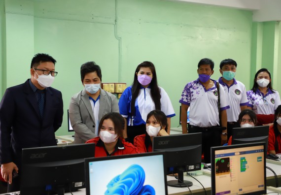 ภาพกิจกรรม   คณะวิทยาศาสตร์และเทคโนโลยี จัดกิจกรรมค่ายวิทยาศาสตร์สัญจร ปีการศึกษา 2565 ให้กับนักเรียนระดับชั้นมัธยมศึกษาตอนปลาย โรงเรียนพรานกระต่ายพิทยาคม