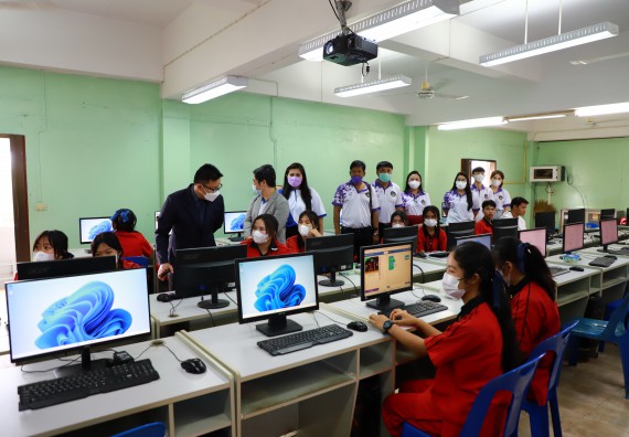 ภาพกิจกรรม   คณะวิทยาศาสตร์และเทคโนโลยี จัดกิจกรรมค่ายวิทยาศาสตร์สัญจร ปีการศึกษา 2565 ให้กับนักเรียนระดับชั้นมัธยมศึกษาตอนปลาย โรงเรียนพรานกระต่ายพิทยาคม