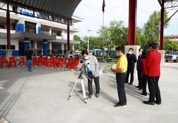 ภาพกิจกรรม   คณะวิทยาศาสตร์และเทคโนโลยี จัดกิจกรรมค่ายวิทยาศาสตร์สัญจร ปีการศึกษา 2565 ให้กับนักเรียนระดับชั้นมัธยมศึกษาตอนปลาย โรงเรียนพรานกระต่ายพิทยาคม