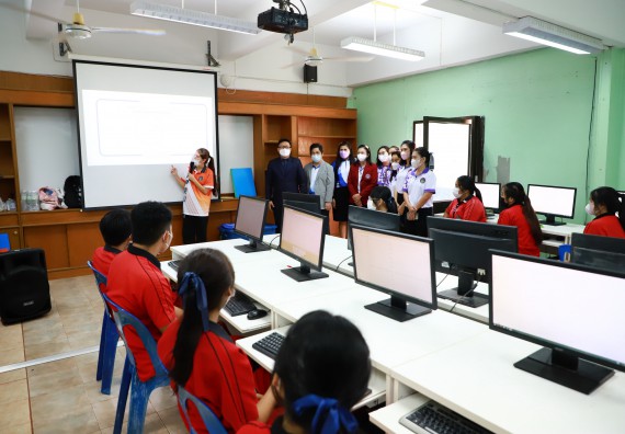 ภาพกิจกรรม   คณะวิทยาศาสตร์และเทคโนโลยี จัดกิจกรรมค่ายวิทยาศาสตร์สัญจร ปีการศึกษา 2565 ให้กับนักเรียนระดับชั้นมัธยมศึกษาตอนปลาย โรงเรียนพรานกระต่ายพิทยาคม