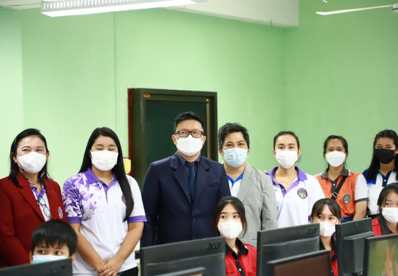 ภาพกิจกรรม   คณะวิทยาศาสตร์และเทคโนโลยี จัดกิจกรรมค่ายวิทยาศาสตร์สัญจร ปีการศึกษา 2565 ให้กับนักเรียนระดับชั้นมัธยมศึกษาตอนปลาย โรงเรียนพรานกระต่ายพิทยาคม