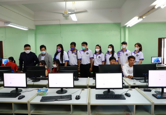 ภาพกิจกรรม   คณะวิทยาศาสตร์และเทคโนโลยี จัดกิจกรรมค่ายวิทยาศาสตร์สัญจร ปีการศึกษา 2565 ให้กับนักเรียนระดับชั้นมัธยมศึกษาตอนปลาย โรงเรียนพรานกระต่ายพิทยาคม